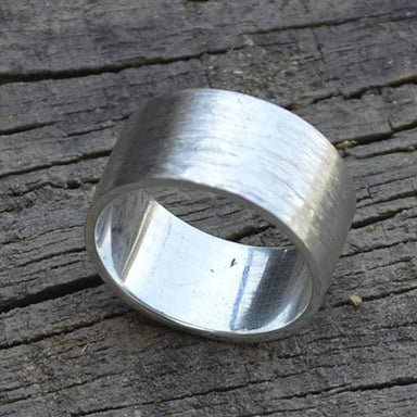 — Gift Nickel-Free 925 Ring Matte Band Mens Anniversary Finish Silver Sterling Discovered