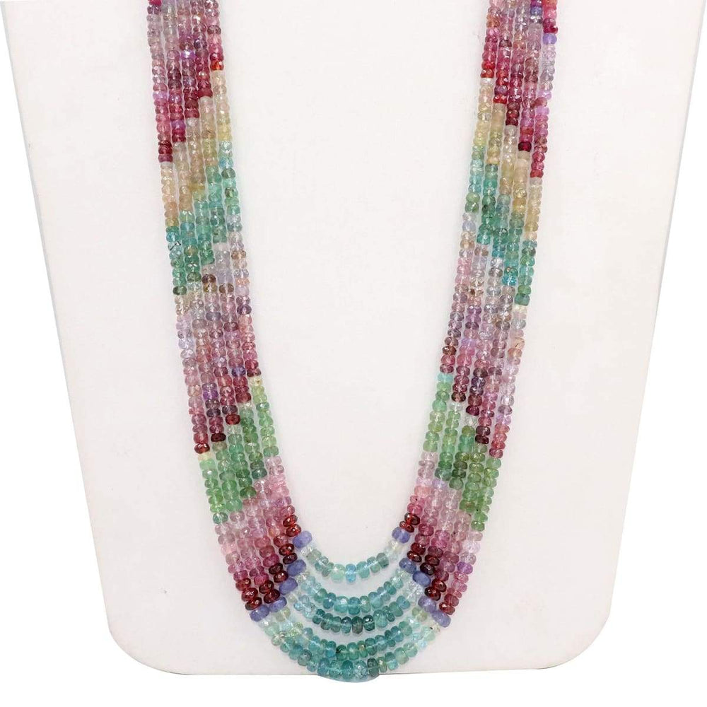 Buy Multi Color Tourmaline Faceted Beads-Sold Per Strand