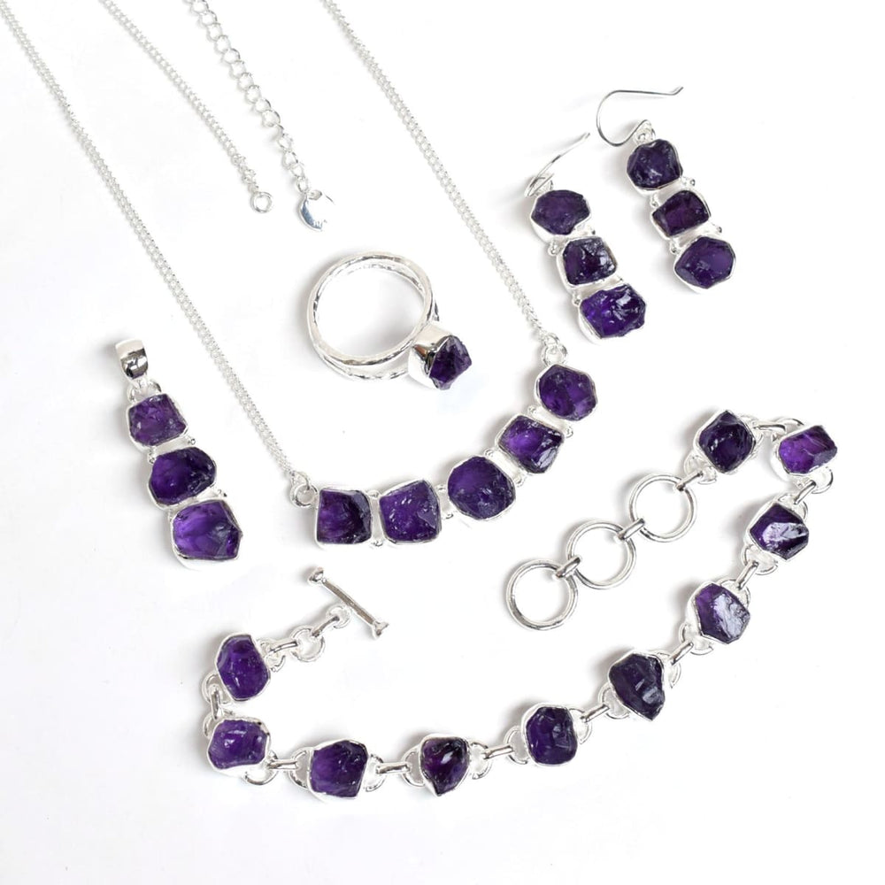 amethyst jewelry sets